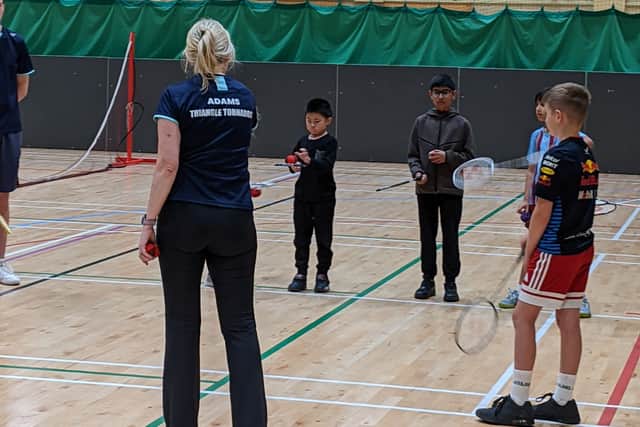 Badminton session at The Triangle