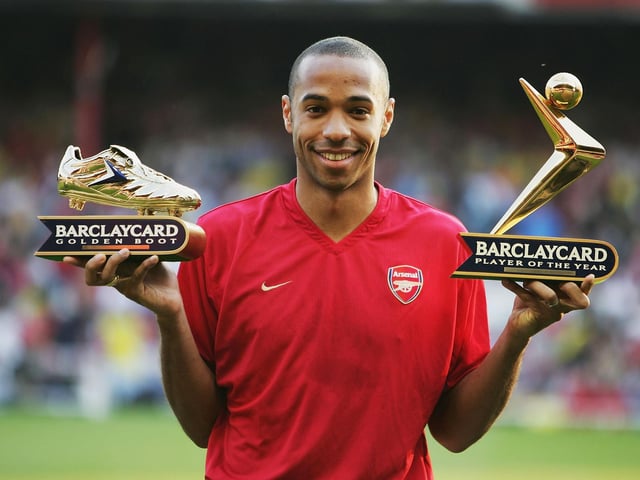 Technically gifted and simply oozing class, the Frenchman's highlight reel is a real treat. He was a prolific goal machine for Arsenal, netting 174 in 254 league outings.