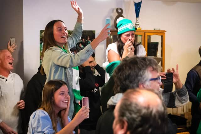 Relatives of the players and management show their joy at Chi's bye into the next round / Picture: Daniel Harker