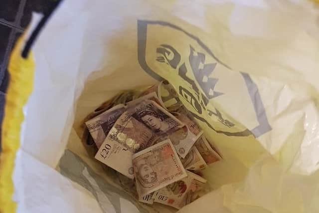 Police said McGovern was convicted of drug offences and money laundering after cash was discovered in a 'giant yellow distinctive container'. Photo: Sussex Police