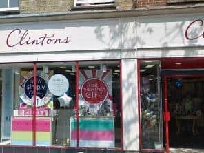 Clintons has 11 stores in Sussex  two in Worthing, two in Eastbourne, and in Chichester (pictured), Crawley, Horsham, Haywards Heath, Brighton, Seaford and Bexhill.