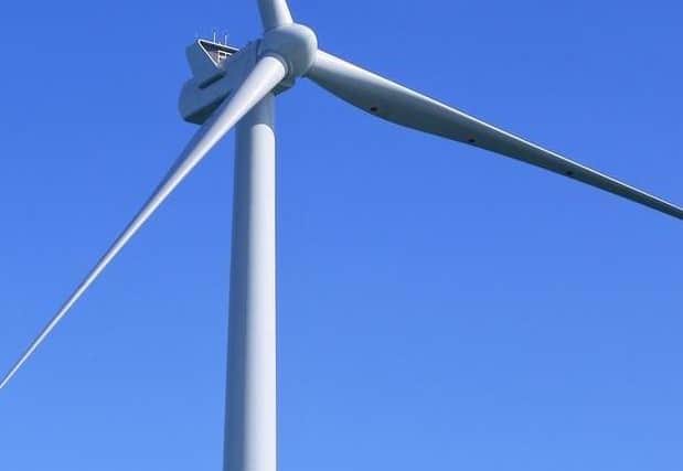 One of the Rampion wind farm turbines