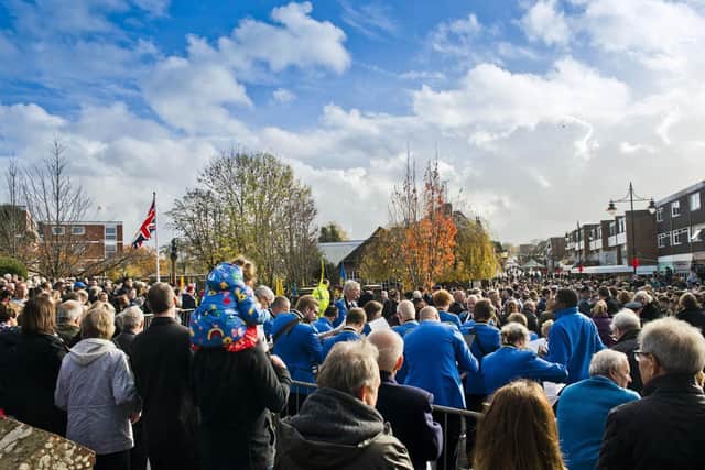 Burgess Hill Remembrance Day commemorations 2018.