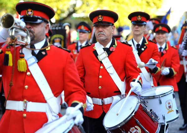Horsham Remembrance Sunday. Pic Steve Robards SR10111901 SUS-191011-153557001