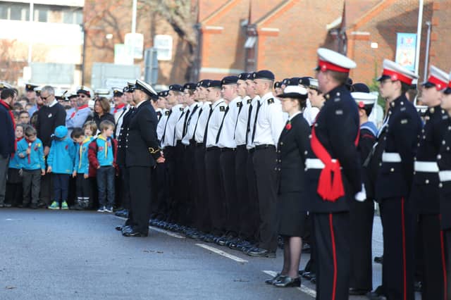 Remembrance Sunday in Worthing