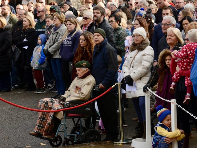 Remembrance Sunday in Worthing, 2019. Picture by Stephen Goodger