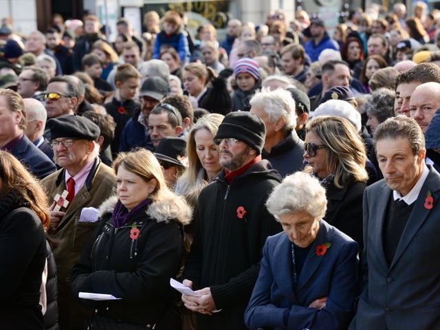 Remembrance Sunday in Worthing, 2019. Picture by Stephen Goodger