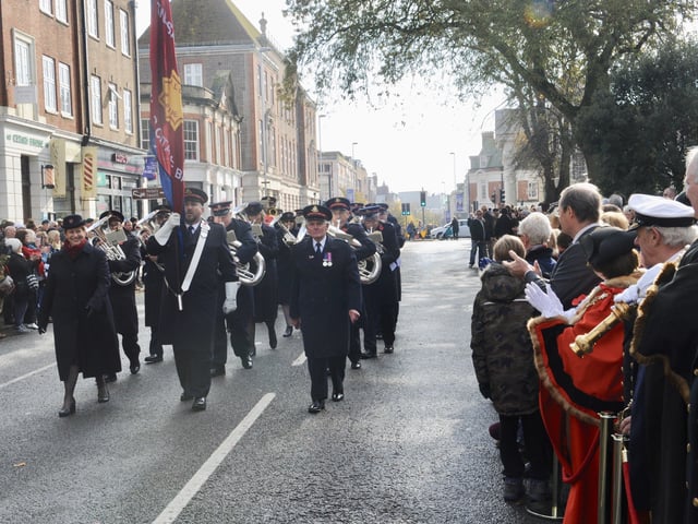 Remembrance Sunday in Worthing, 2019. Picture by Stephen Goodger SUS-191111-093630001