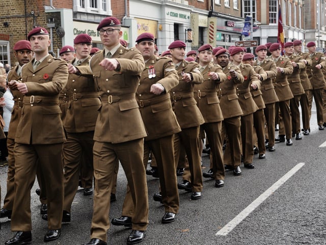 Remembrance Sunday in Worthing, 2019. Picture by Stephen Goodger SUS-191111-093557001