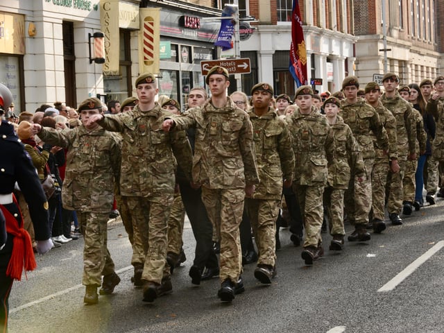 Remembrance Sunday in Worthing, 2019. Picture by Stephen Goodger SUS-191111-093350001