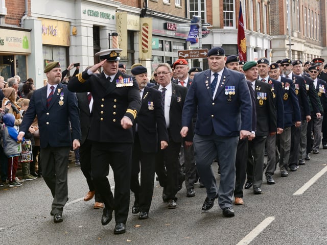 Remembrance Sunday in Worthing, 2019. Picture by Stephen Goodger