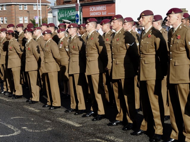 Remembrance Sunday in Worthing, 2019. Picture by Stephen Goodger SUS-191111-093511001