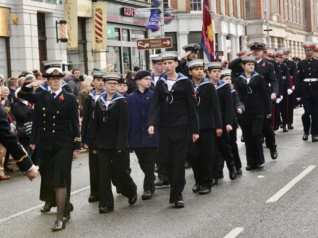 Remembrance Sunday in Worthing, 2019. Picture by Stephen Goodger