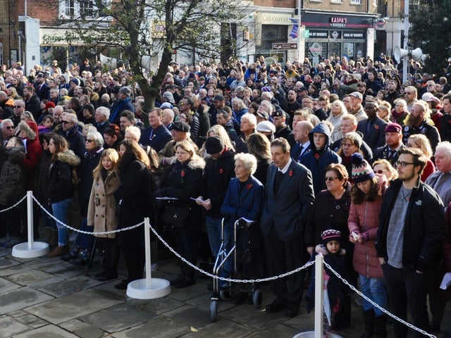 Remembrance Sunday in Worthing, 2019. Picture by Stephen Goodger SUS-191111-093500001