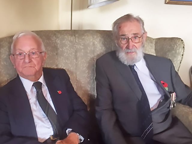 Remembrance Sunday event at Sussexdown care home in Storrington.