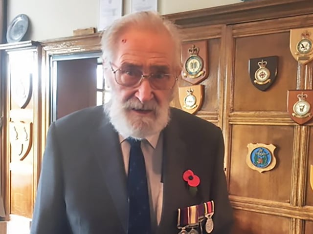 Remembrance Sunday event at Sussexdown care home in Storrington.