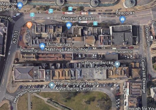 On or near Russell Street, 2 reports of anti-social behaviour.