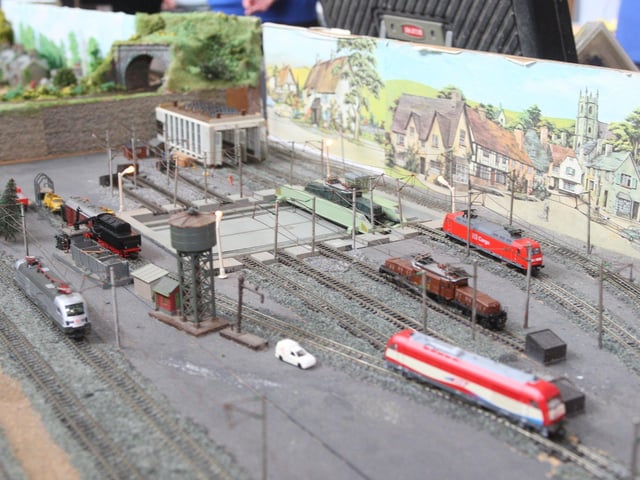 West Sussex N Gauge Model Railway Club builds its biggest layout yet. Photo by Derek Martin DM19111012a