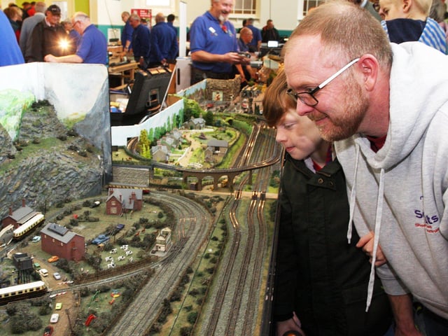West Sussex N Gauge Model Railway Club builds its biggest layout yet. Photo by Derek Martin DM19111030a
