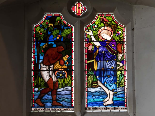 St Mary the Virgin window - Liz Barber