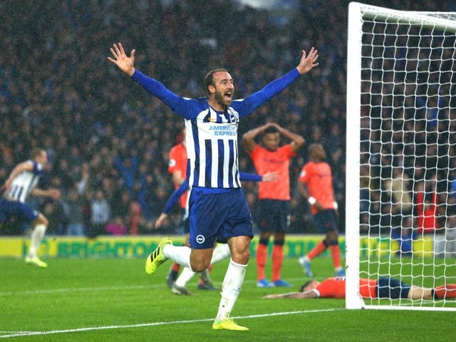 Mainly used as sub this season, the 36-year-old is yet to score in the PL. Graham Potter has praised his influence in the dressing room and a fine player for Aaron Connolly to learn from