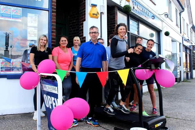 Staff from Ian Watkins Estate Agents and neighbour Micawber Lettings travelled a total of 26 miles on the treadmill