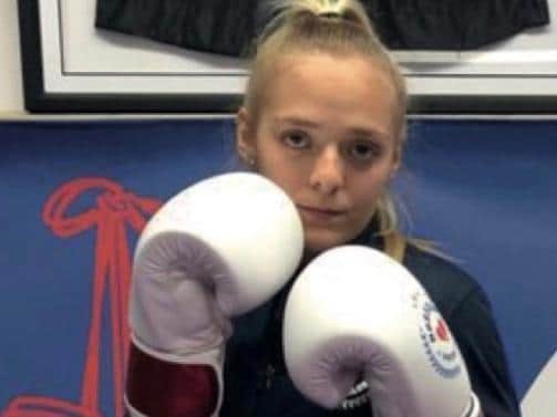 Horsham Boxing Clubs female vice-captain Olivia Baker