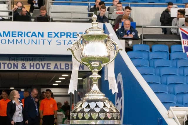 The Sussex Senior Cup. Picture by Chris Neal