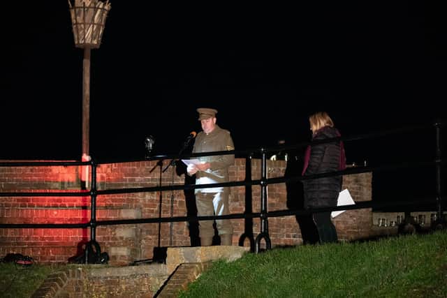Remembrance evening at Shoreham Fort