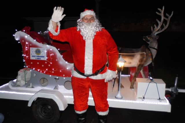 Santa will start his routes on Monday after two collections over the weekend