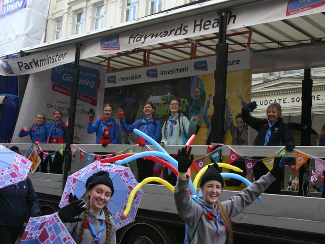 On Saturday 9th November 46 members of Girlguiding Sussex Central county took part in this year's Lord Mayor's Show in London. SUS-191118-125703001