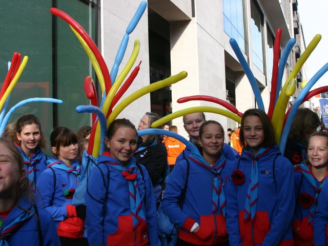 On Saturday 9th November 46 members of Girlguiding Sussex Central county took part in this year's Lord Mayor's Show in London. SUS-191118-125703001