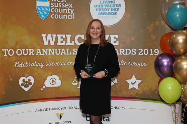 Claire Hayes won the manager of the year award. Picture: Kevin Shipp