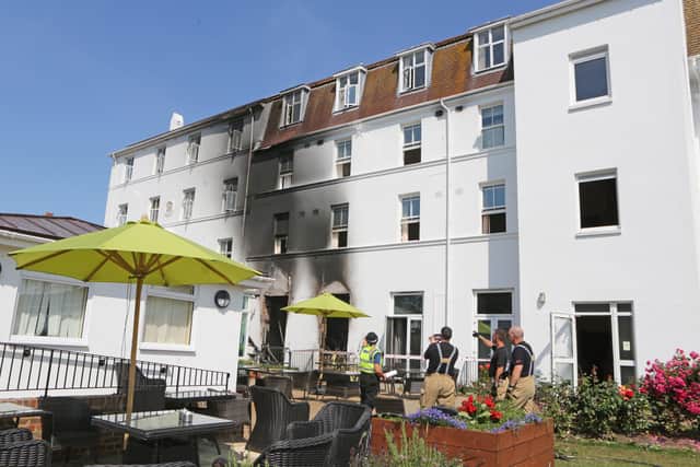 Three people died following a fire at St Michael's Hospice