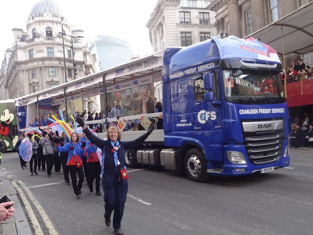 On Saturday 9th November 46 members of Girlguiding Sussex Central county took part in this year's Lord Mayor's Show in London. SUS-191118-125703001