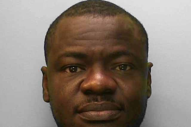 Joseph Onoyeyasorho has been jailed. Picture: Sussex Police