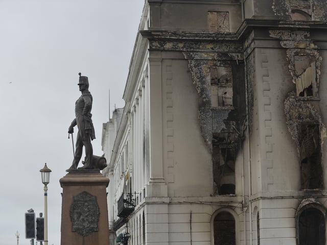 The Claremont. Eastbourne hotel fire. Picture: Jon Rigby SUS-191123-122145001