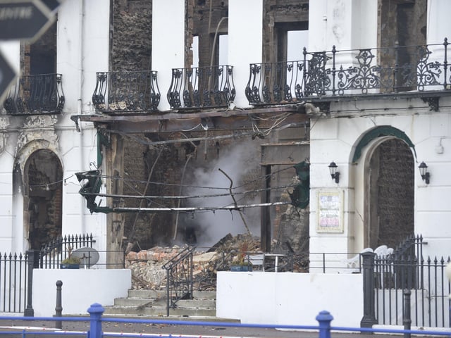 The Claremont. Eastbourne hotel fire. Picture: Jon Rigby SUS-191123-122121001
