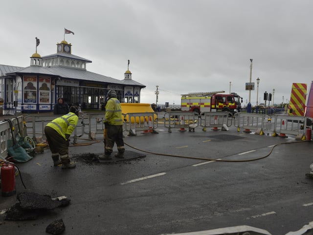 The Claremont. Eastbourne hotel fire. Picture: Jon Rigby SUS-191123-122320001