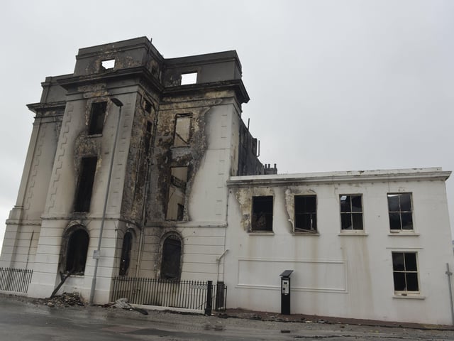 The Claremont. Eastbourne hotel fire. Picture: Jon Rigby SUS-191123-122256001