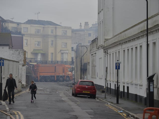 The Claremont. Eastbourne hotel fire. Picture: Jon Rigby SUS-191123-121922001