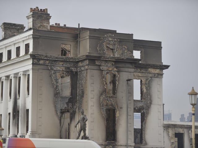 The Claremont. Eastbourne hotel fire. Picture: Jon Rigby SUS-191123-121946001
