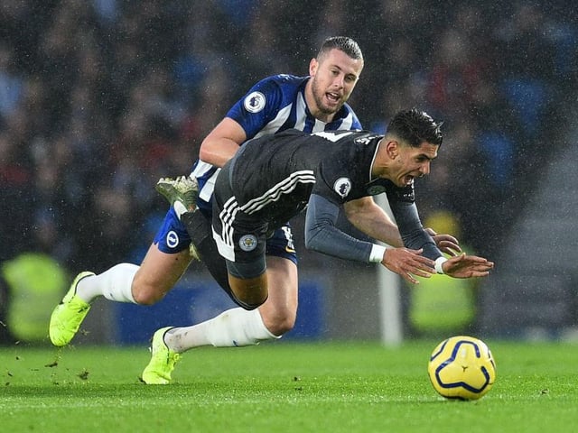 Gave away a soft penalty after a coming together with Gray, Booked early on after a bad touch saw him bring down Perez. Caught out by Leicester's breaks.