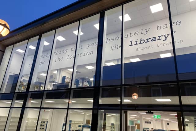 The new library in Burgess Hill. Picture: West Sussex County Council