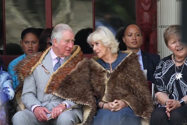 Prince Charles and Camilla in New Zealand. Photo: Julia McCarthy-Fox SUS-191125-165603001