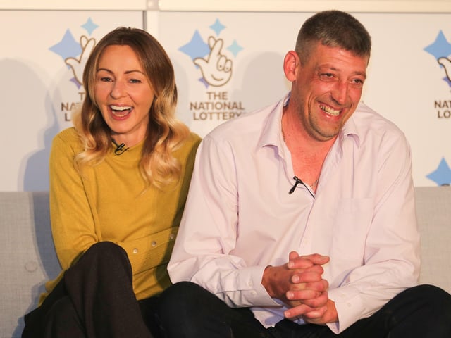 Selsey couple Steve, a 42-year-old builder, and Lenka, a 41-year-old shopworker, have won £105,100,701.90