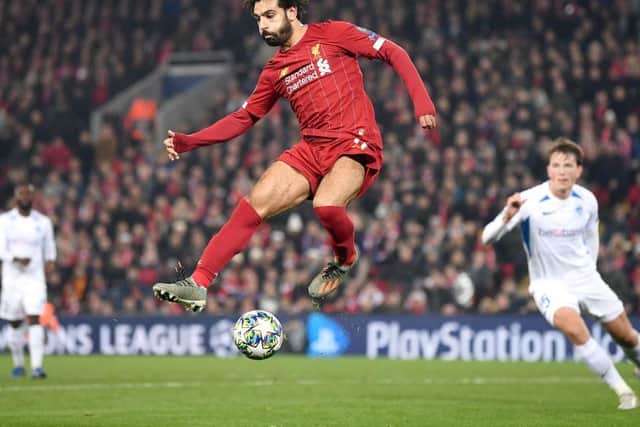 Liverpool striker Mo Salah is favourite to open the scoring at Anfield this Saturday