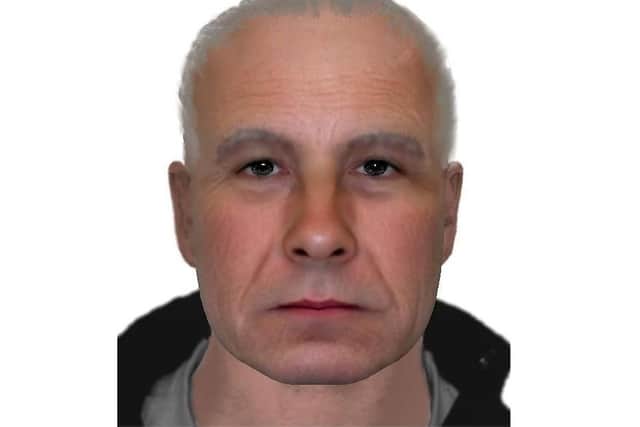An e-fit of the suspect from Sussex Police