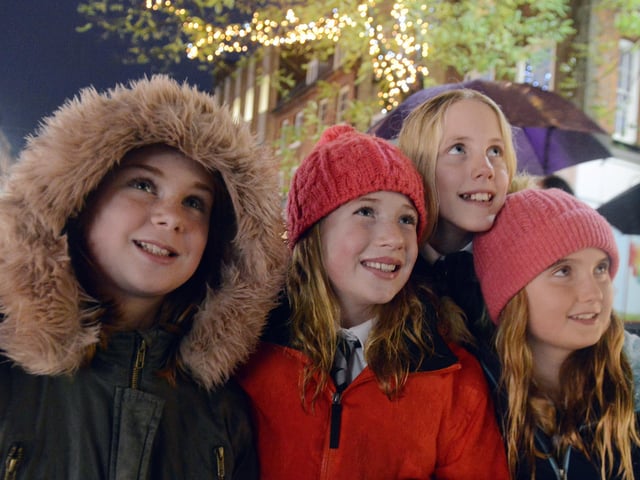 The Festival of Light celebration and Parade took place before Chichester's Christmas lights were switched on