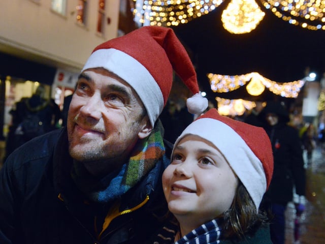 The Festival of Light celebration and Parade took place before Chichester's Christmas lights were switched on